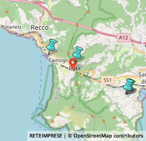 Mappa Via Maggiolo - Ruta, 16032 Camogli GE, Italia (3.40545)