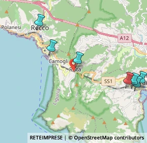 Mappa Via Maggiolo - Ruta, 16032 Camogli GE, Italia (3.28545)