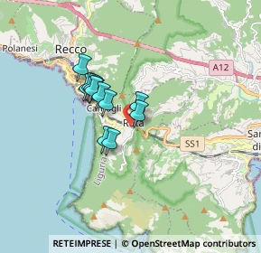 Mappa Via Maggiolo - Ruta, 16032 Camogli GE, Italia (1.1925)