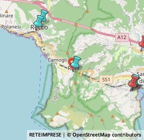 Mappa Via Maggiolo - Ruta, 16032 Camogli GE, Italia (3.69429)