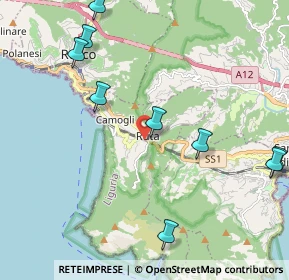 Mappa Via Maggiolo - Ruta, 16032 Camogli GE, Italia (2.9)