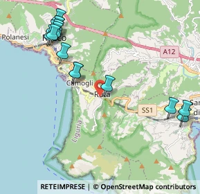 Mappa Via Maggiolo - Ruta, 16032 Camogli GE, Italia (2.50733)