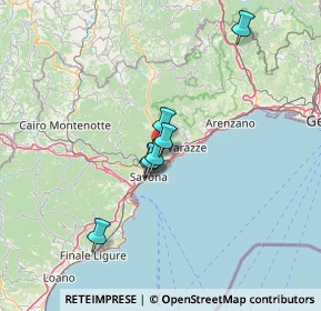 Mappa Via alla Contrada, 17011 Albisola Superiore SV, Italia (21.93818)