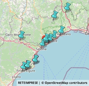 Mappa Via alla Contrada, 17011 Albisola Superiore SV, Italia (13.95571)