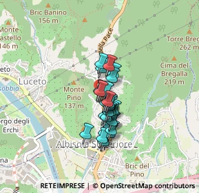 Mappa Via alla Contrada, 17011 Albisola Superiore SV, Italia (0.27778)