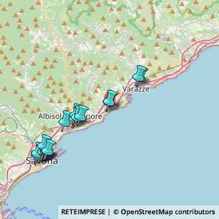 Mappa Via Crocetta, 17015 Celle ligure SV, Italia (4.59824)