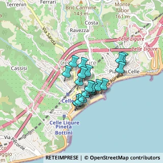 Mappa Via Veneto, 17015 Celle Ligure SV, Italia (0.28)