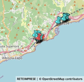 Mappa Passeggiata Mare, 17015 Celle Ligure SV, Italia (1.5235)