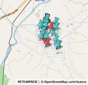 Mappa Via Guglielmo Marconi, 09040 Barrali CA, Italia (0.3087)