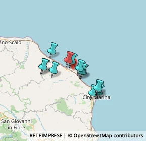 Mappa Contrada Villari, 87062 Cariati CS, Italia (10.55923)