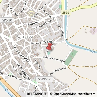 Mappa Via Pietro Nenni, 20, 09030 Samassi, Medio Campidano (Sardegna)