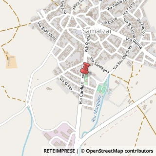 Mappa Via Cagliari, 44, 09020 Samatzai, Medio Campidano (Sardegna)