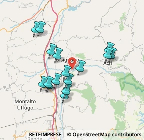 Mappa Ponte Mucone, 87041 Bisignano CS, Italia (7.22938)