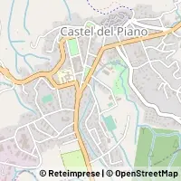 Mapa Castel del Piano
