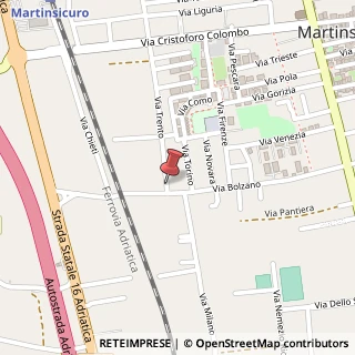 Mappa Via Trento,  39, 64014 Martinsicuro, Teramo (Abruzzo)