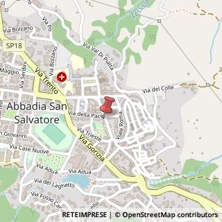 Mappa Via Mentana, 47, 53021 Abbadia San Salvatore, Siena (Toscana)