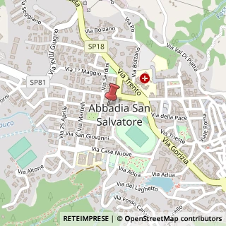 Mappa Via della Pace, 18A, 53021 Abbadia San Salvatore, Siena (Toscana)