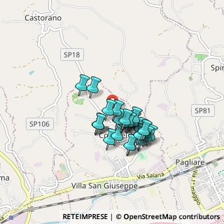Mappa Via delle Vivare, 63079 Colli del Tronto AP, Italia (0.64444)