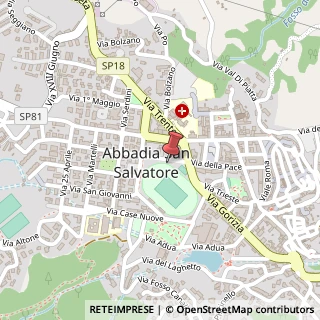 Mappa Via della pace 2, 53021 Abbadia San Salvatore, Siena (Toscana)