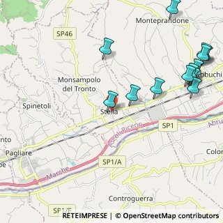 Mappa Via Francesco Petrarca, 63077 Stella AP, Italia (2.90857)