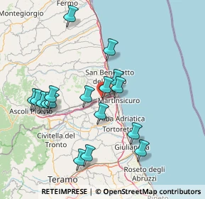 Mappa Via del Lavoro, 63076 Zona Industriale Via del Lavoro AP, Italia (15.63529)