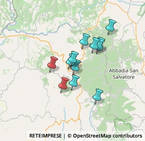 Mappa Via Salvador Allende, 58033 Castel del Piano GR, Italia (5.20417)