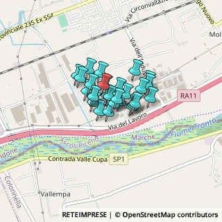 Mappa V. 81^ Strada, 63076 Zona Industriale Via del Lavoro AP, Italia (0.22414)