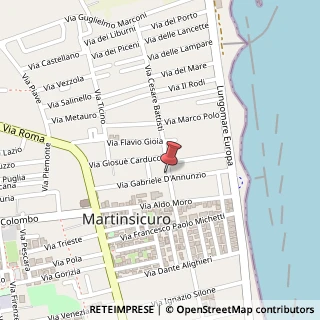 Mappa Via G. D'Annunzio, 75, 64014 Martinsicuro, Teramo (Abruzzo)