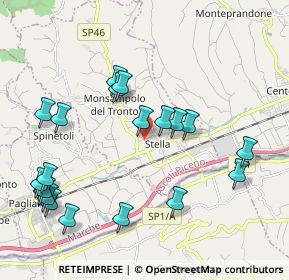 Mappa Via Alessandro Manzoni, 63030 Monsampolo del Tronto AP, Italia (2.3555)