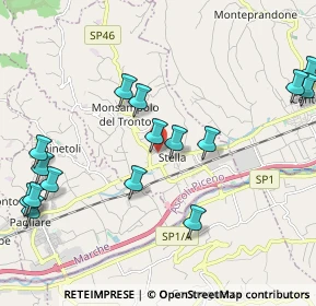 Mappa Via Alessandro Manzoni, 63030 Monsampolo del Tronto AP, Italia (2.53)