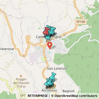 Mappa Via Campo Grande, 58033 Castel del Piano GR, Italia (0.967)