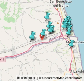 Mappa Via 80ma Strada, 63076 Monteprandone AP, Italia (3.893)