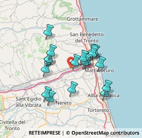 Mappa Via 80ma Strada, 63076 Monteprandone AP, Italia (5.97556)