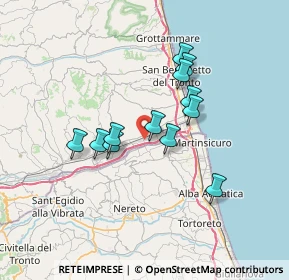 Mappa Via 80ma Strada, 63076 Monteprandone AP, Italia (5.83583)