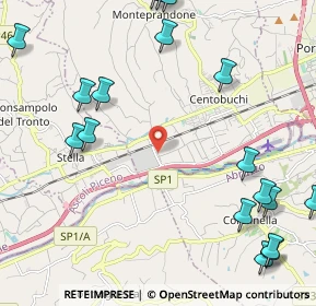 Mappa Via 80ma Strada, 63076 Monteprandone AP, Italia (3.2565)