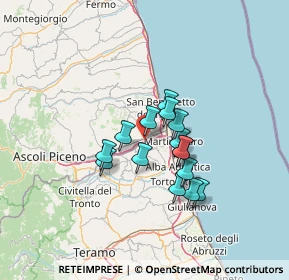 Mappa Via 80ma Strada, 63076 Monteprandone AP, Italia (10.05667)