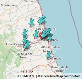 Mappa Via 80ma Strada, 63076 Monteprandone AP, Italia (9.036)