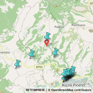 Mappa Via Carpigana, 63100 Venagrande AP, Italia (3.325)
