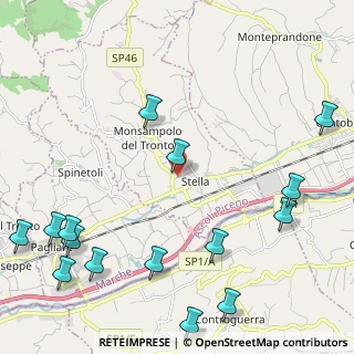 Mappa Frazione Stella, 63077 Monsampolo del Tronto AP, Italia (3.138)