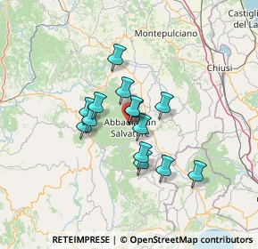 Mappa Via Tevere, 53021 Abbadia San Salvatore SI, Italia (10.03643)