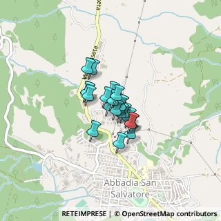 Mappa Via Tevere, 53021 Abbadia San Salvatore SI, Italia (0.22381)
