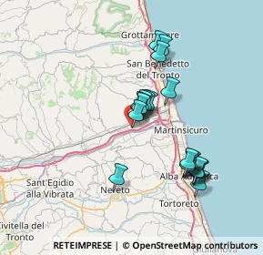 Mappa Via Ottantesima Str., 63076 Zona Industriale Via del Lavoro AP, Italia (6.54316)