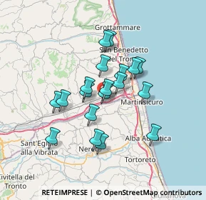 Mappa Via Ottantesima Str., 63076 Zona Industriale Via del Lavoro AP, Italia (5.64105)