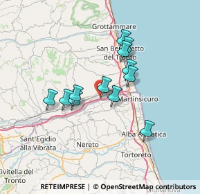 Mappa Via Ottantesima Str., 63076 Zona Industriale Via del Lavoro AP, Italia (5.775)