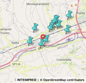 Mappa Via Ottantesima Str., 63076 Zona Industriale Via del Lavoro AP, Italia (1.54091)