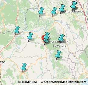 Mappa Via Fratelli Rosselli, 58033 Castel del Piano GR, Italia (17.78938)
