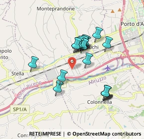 Mappa Via Fosso Antico, 63030 Monteprandone AP, Italia (1.602)