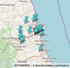 Mappa Via Fosso Antico, 63030 Monteprandone AP, Italia (9.09867)