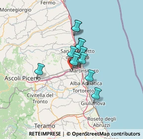 Mappa Via Fosso Antico, 63030 Monteprandone AP, Italia (8.65917)