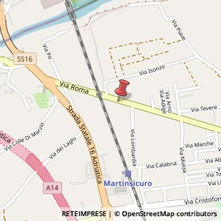 Mappa Via Roma, 1, 64014 Martinsicuro, Teramo (Abruzzo)